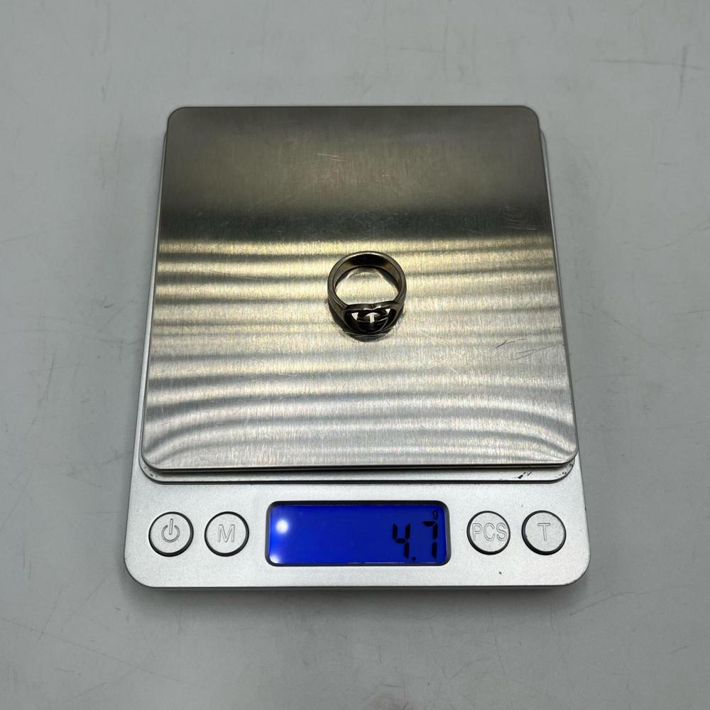 Gucci Interlocking Ring, 925 Sterling Silver, Men… - image 7